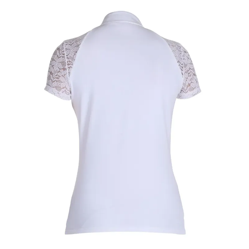 Aubrion Young Rider Moorgate Show Shirt - White-1